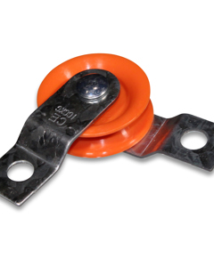 Pulley 1 7/8" 47.6mm plastic with split strap